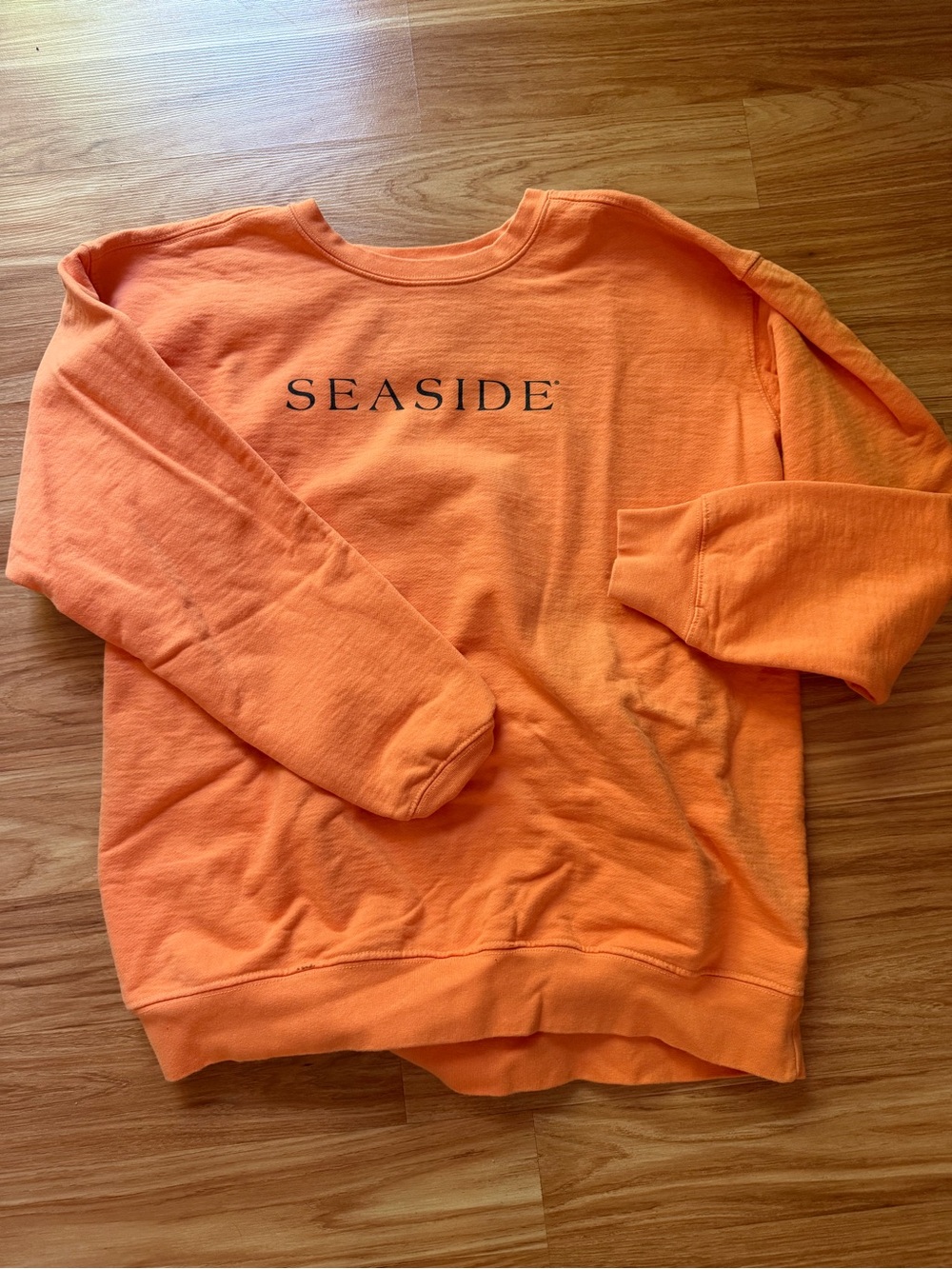 Seaside Orange Crewneck Sweatshirt